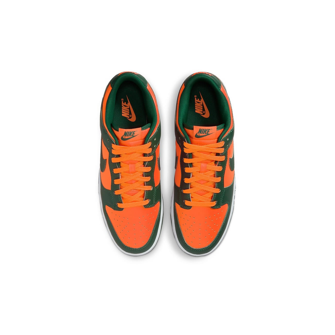 Nike Dunk Low Miami Hurricanes Dd1391 300 (4) - newkick.app